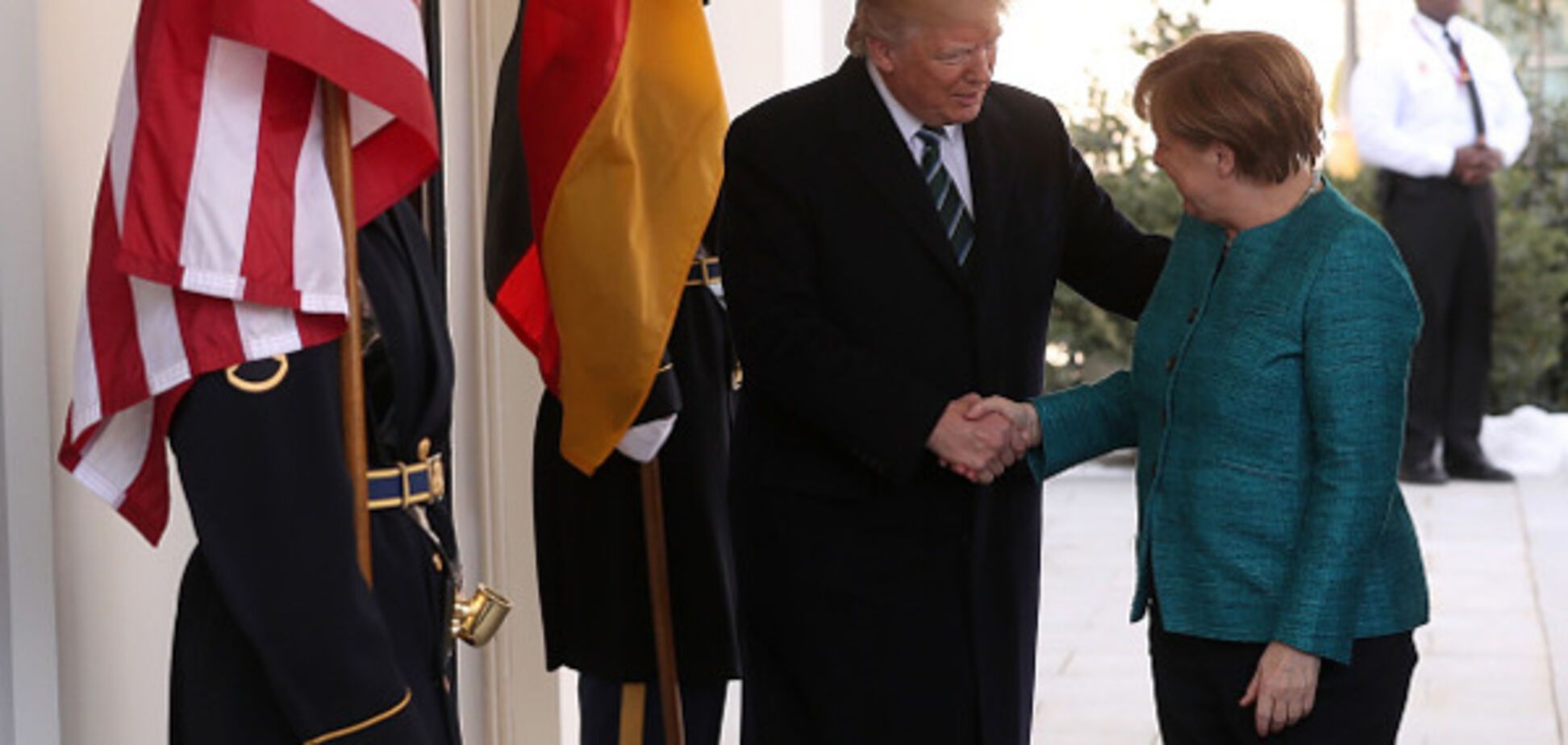 Трамп и Меркель