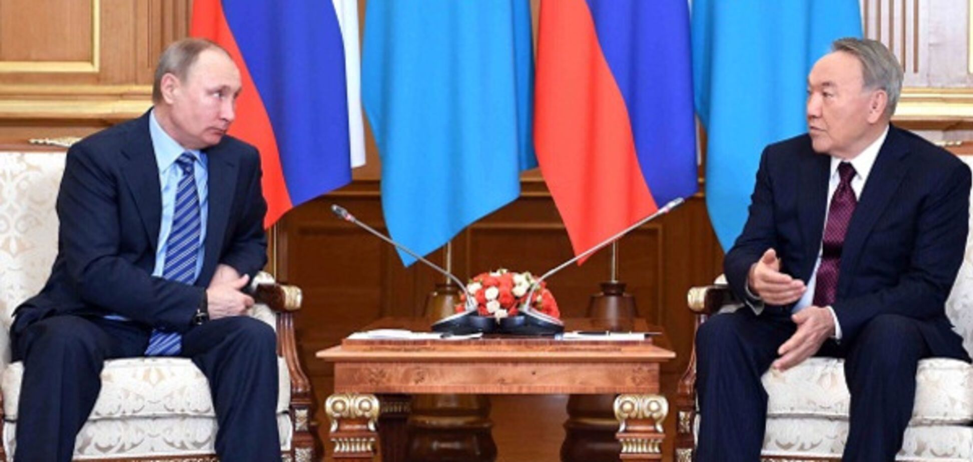 Встреча Путина и Назарбаева