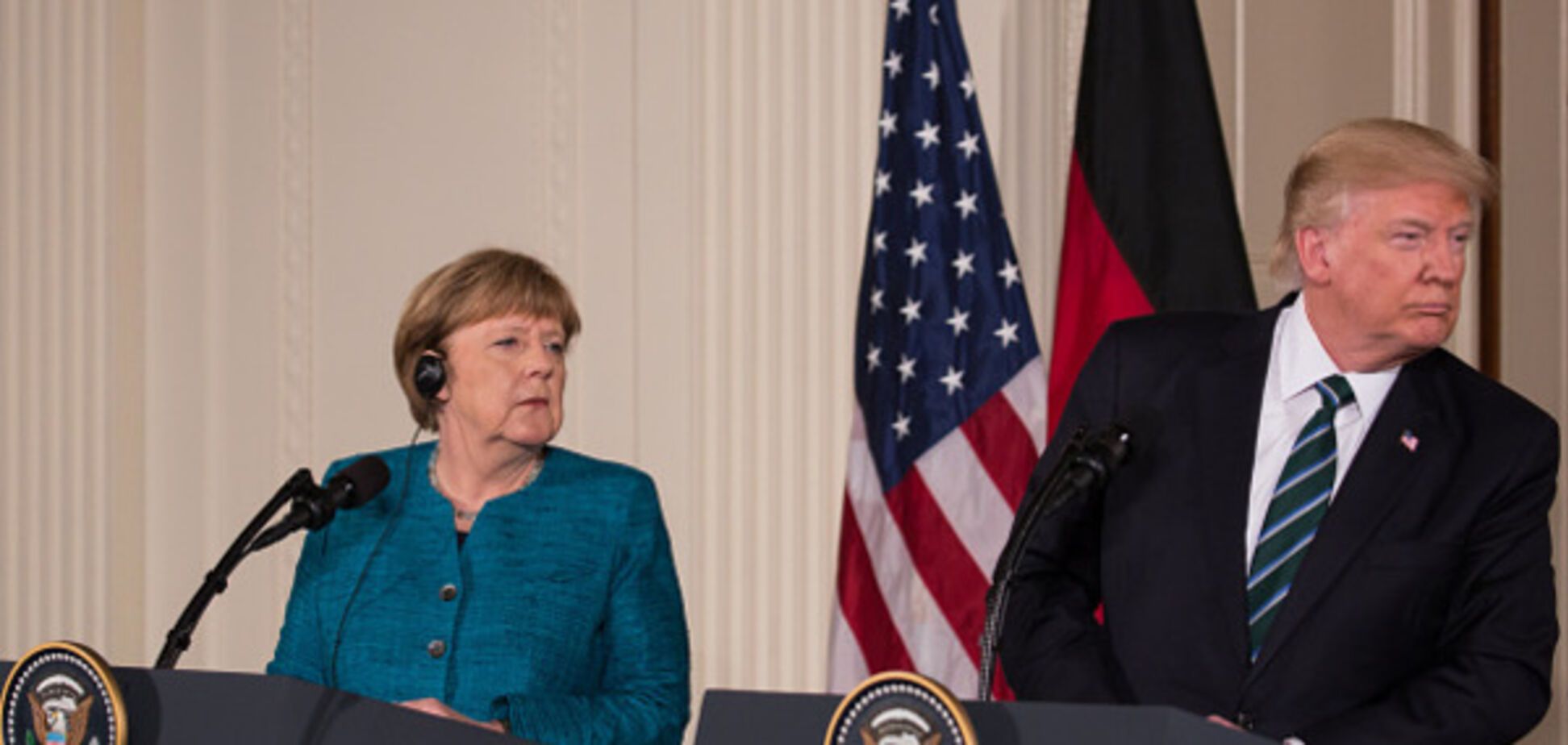Дональд Трамп і Ангела Меркель