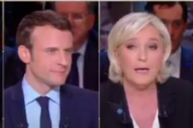 Макрон и Ле Пен