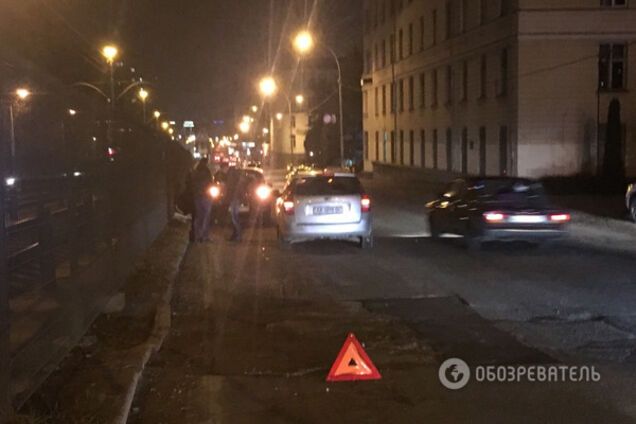 Влетел в яму