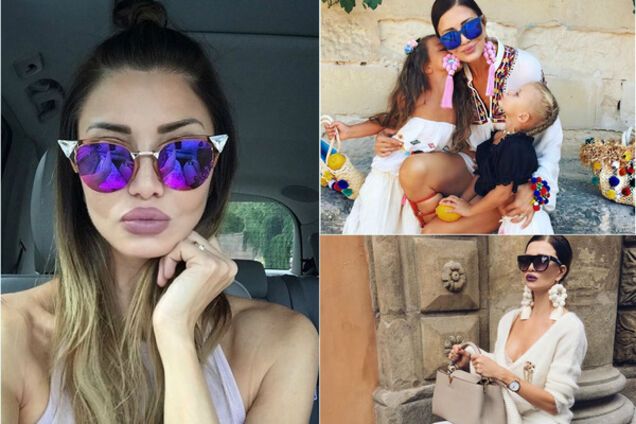 Жаклин с внучками