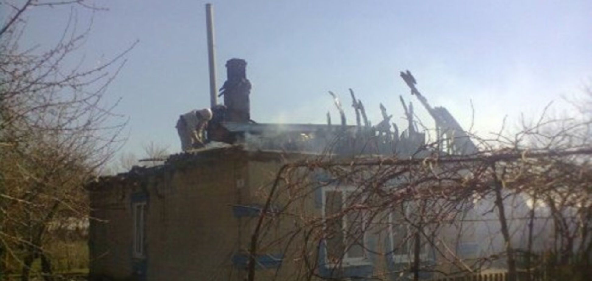 В Запорожской области - очередной пожар в частном доме (ФОТО)