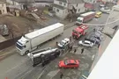 Перевернулась маршрутка