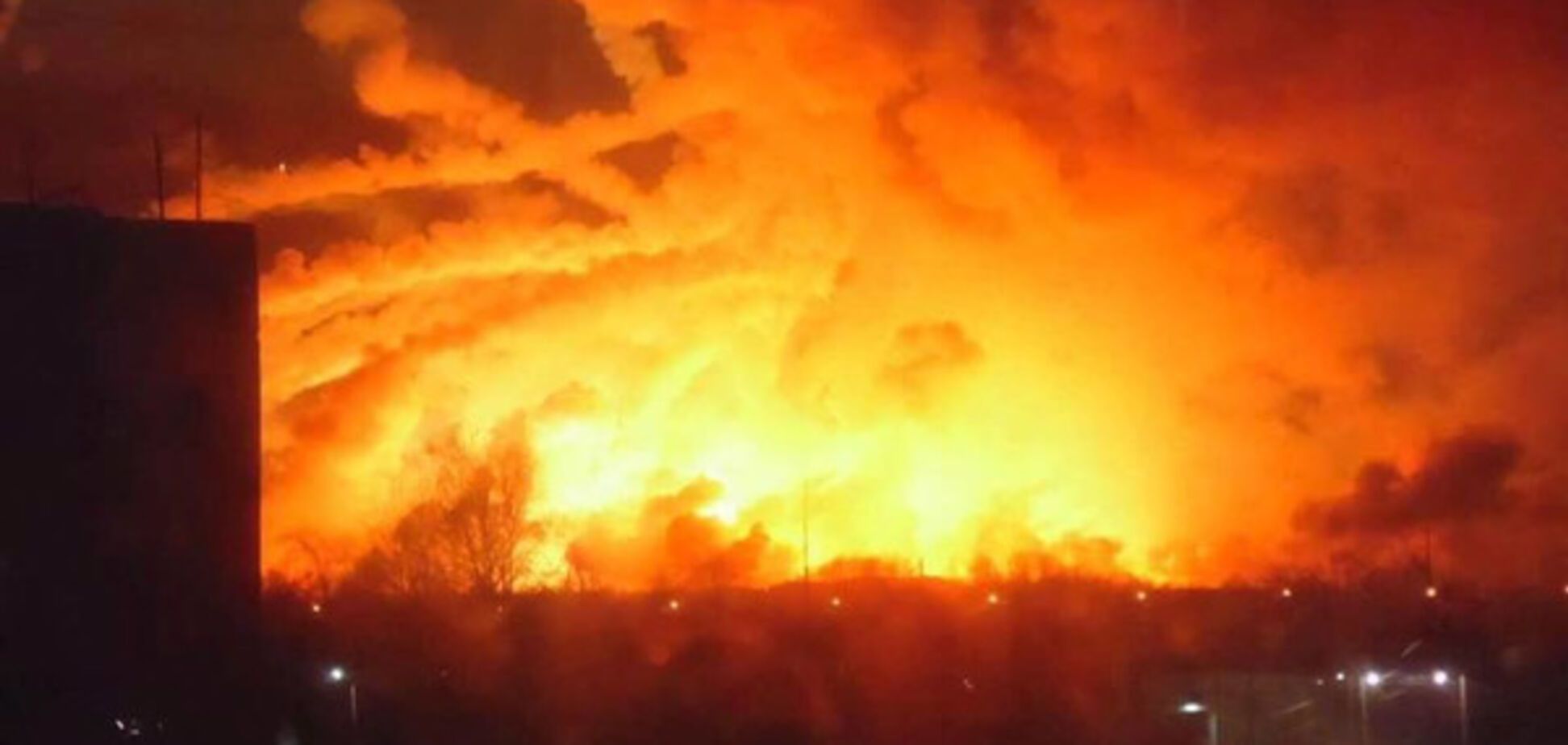 Пожар в Балаклее