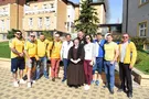 Украинские фанаты "Вірні збірній" посетили хорватских детей в загребском приюте