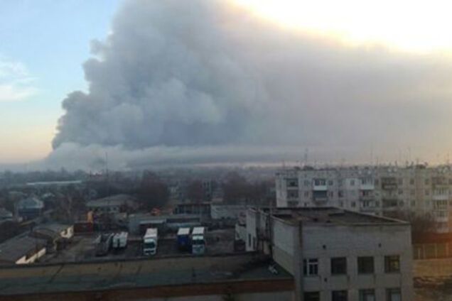 Пожар в Балаклее