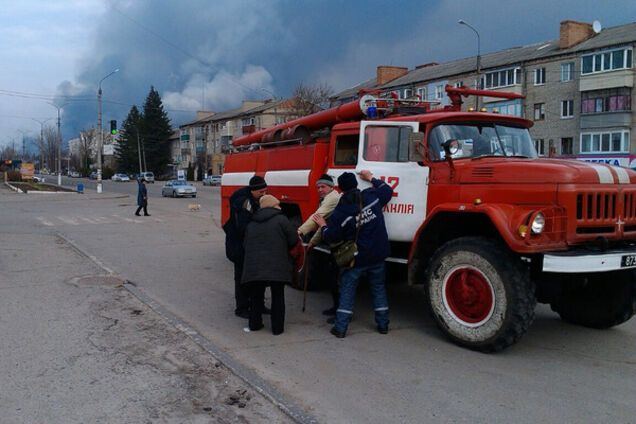 Пожар в Балаклее