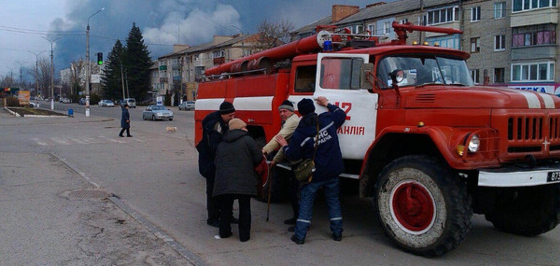 Пожар в Балаклее
