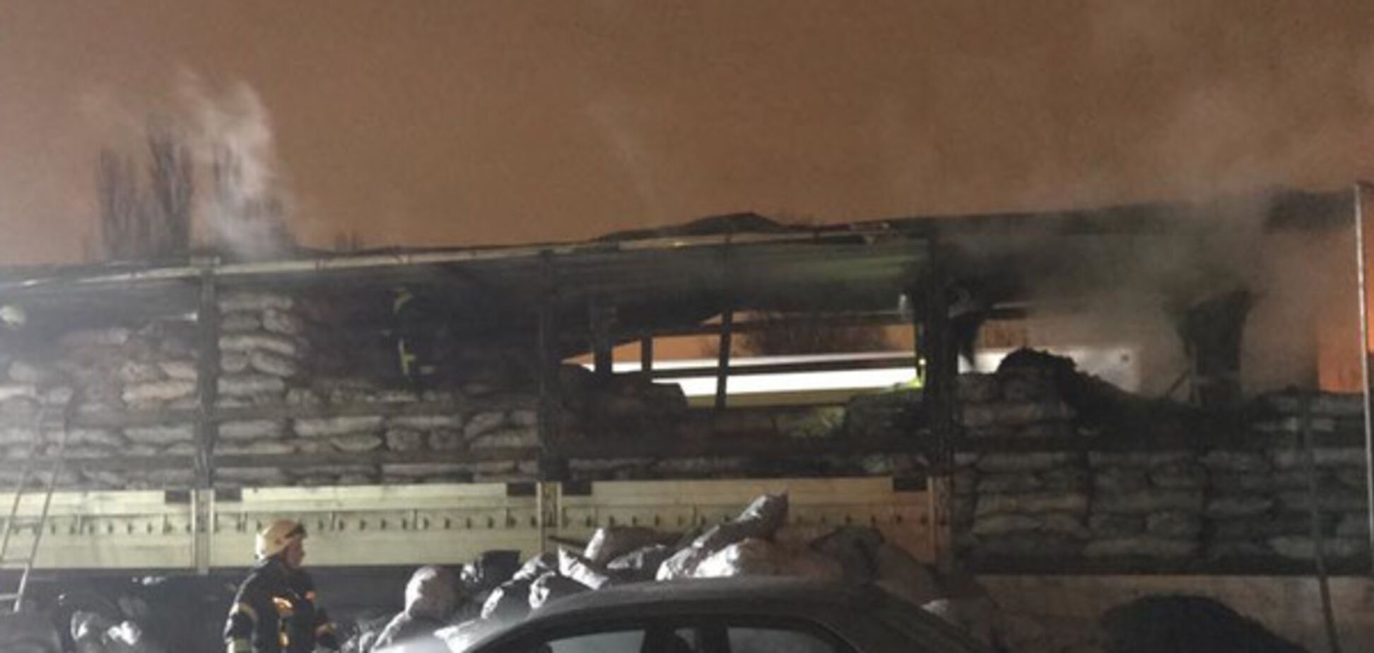 Пожар в Киеве