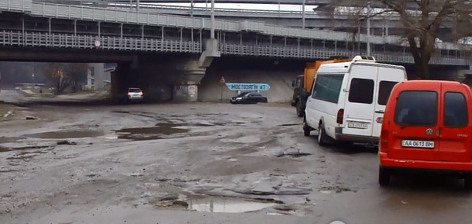 Разбитые дороги Киева