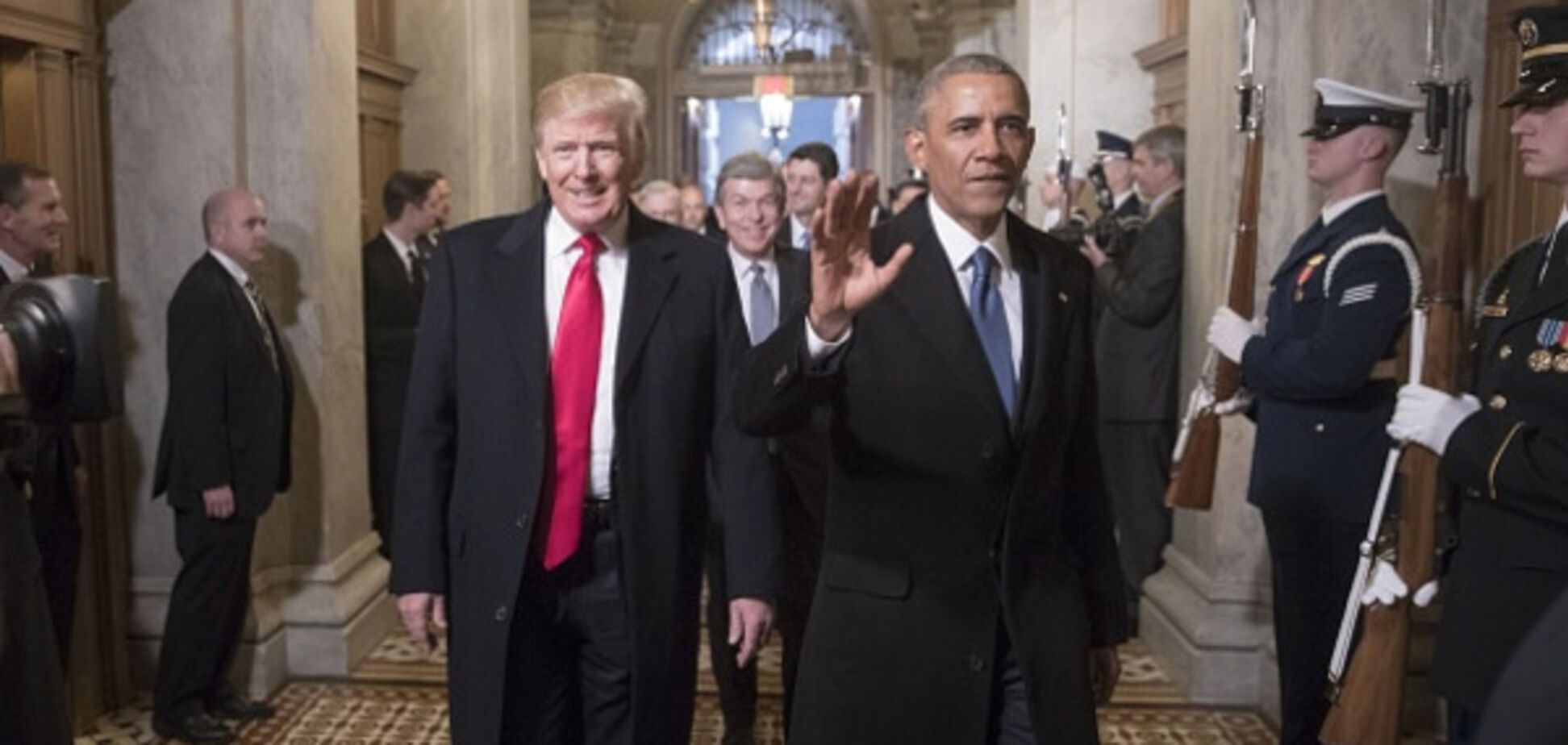 Трамп и Обама