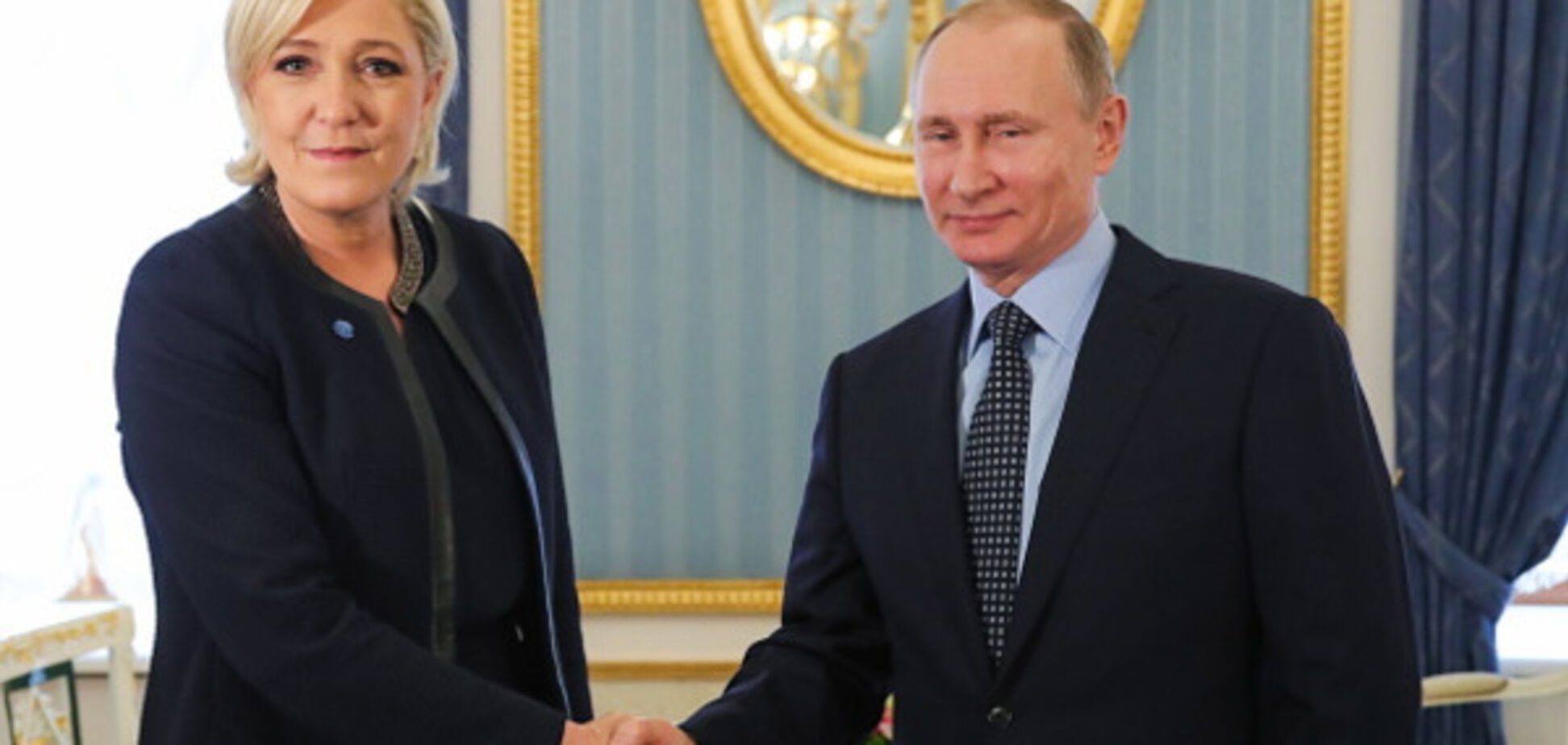 Путин и Ле Пен