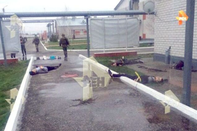 Расстрел боевиков в Чечне