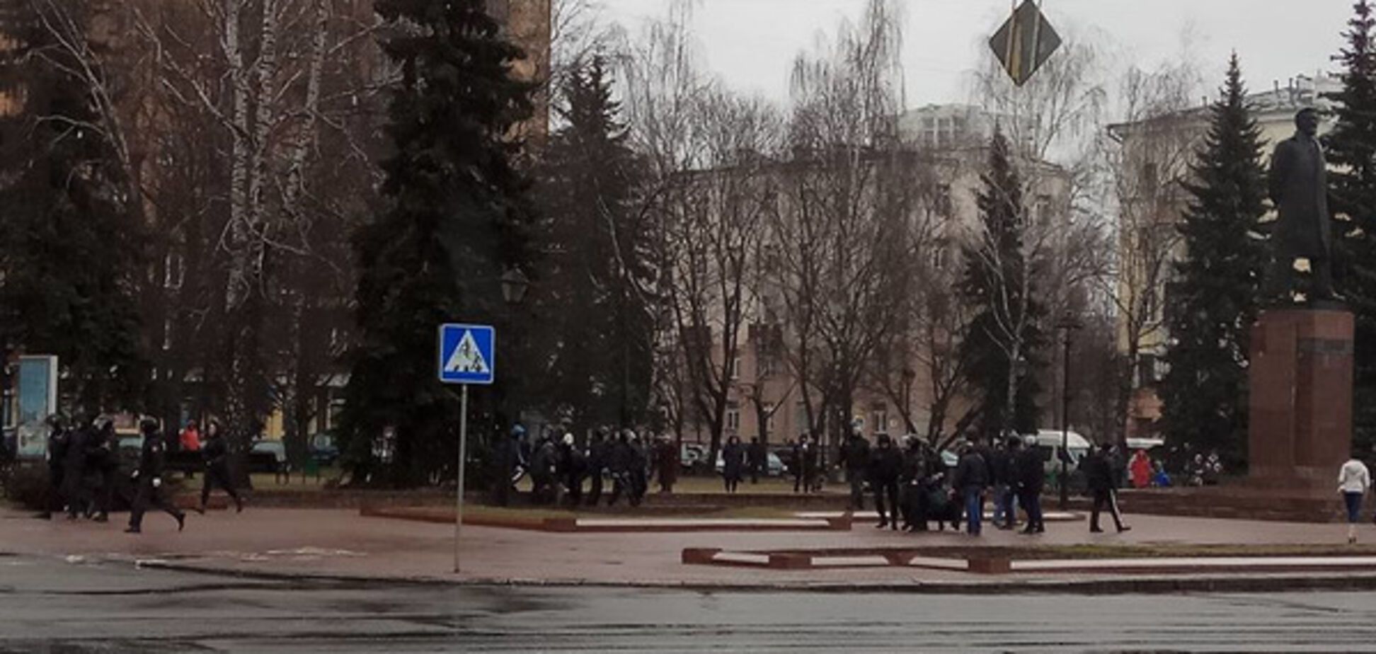 Разгон акции в Минске 25 марта