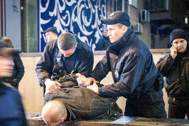 Стрельба в центре Киева 25 марта