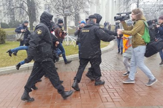 Задержания в Минске