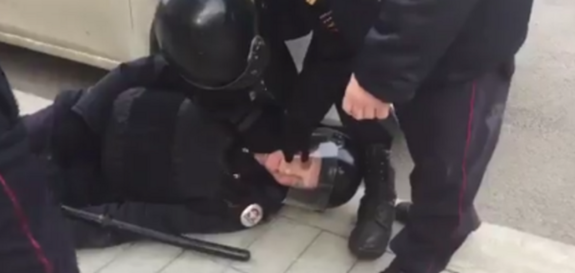 Российский полицейский