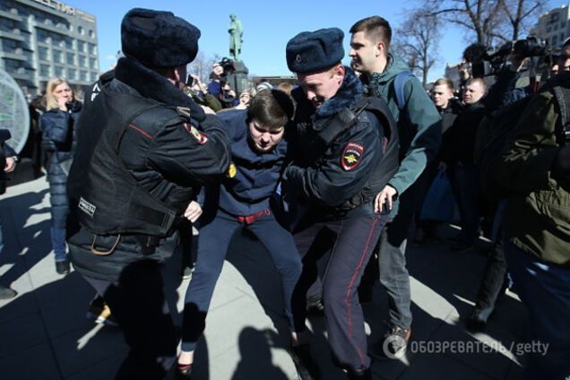 Задержания в Москве