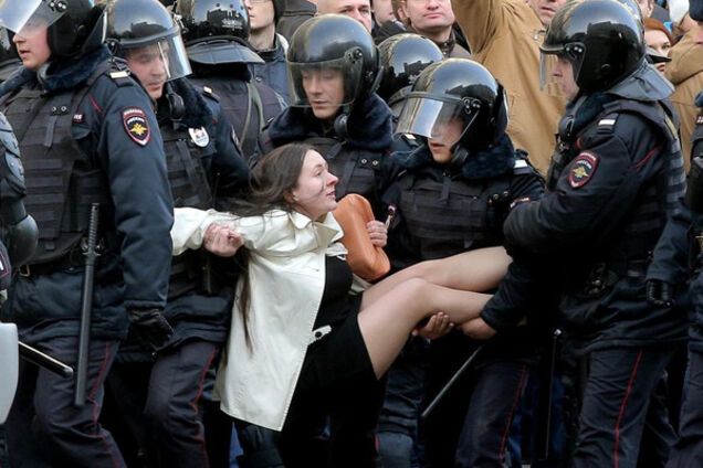 Протесты в России