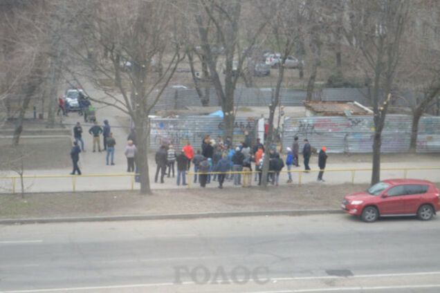 В Запорожье митинговали против пункта приема вторсырья