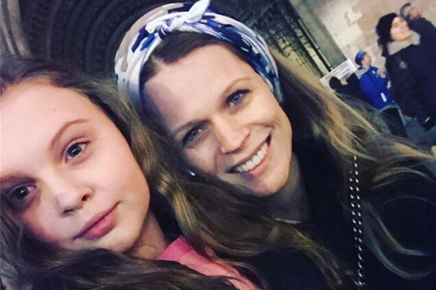 Ольга Фреймут с дочерью