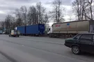 Протесты дальнобойщиков в Санкт-Петербурге