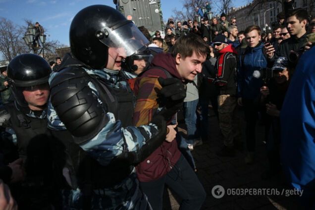 протесты москва 26 марта