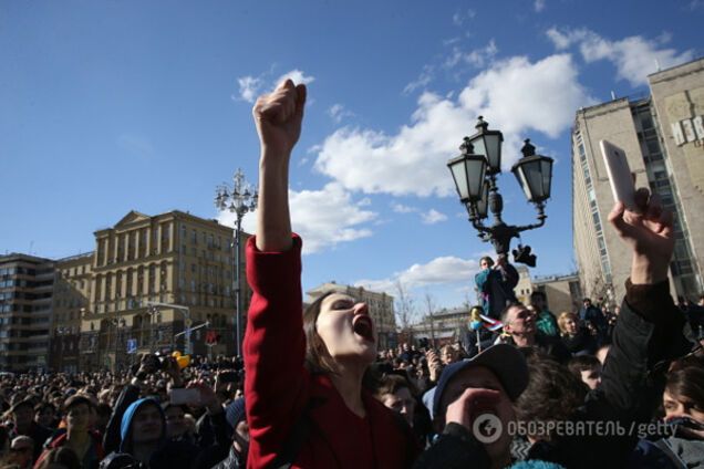 Протесты в Москве