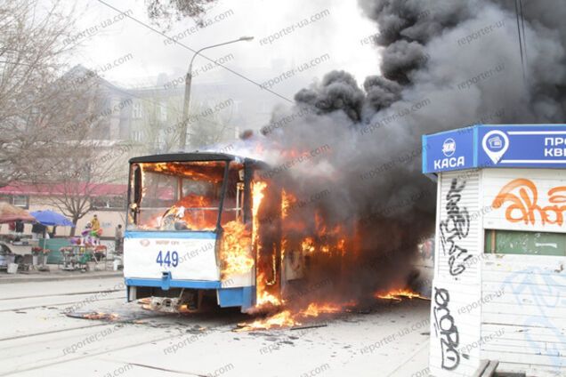 трамвай Запорожье