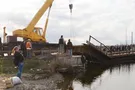 под Николаевом утонул мост