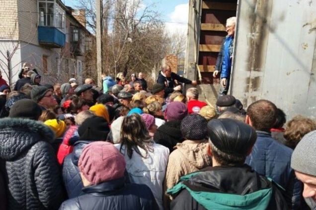 Гумконвой в Балаклее