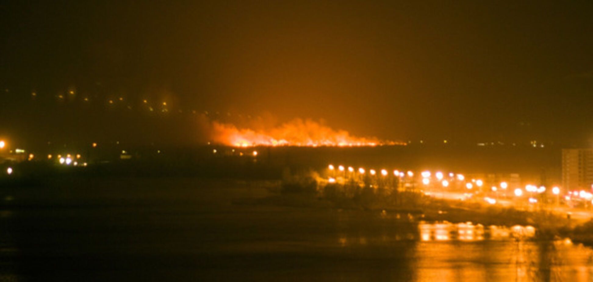 Пожар в Киеве