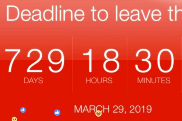 Счетчик по выходу Британии из ЕС