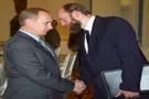 Владимир Путин и Сергей Пугачев