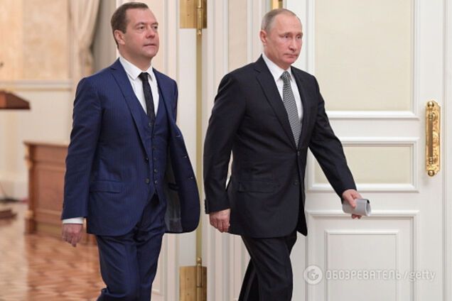 Медведев и Путин