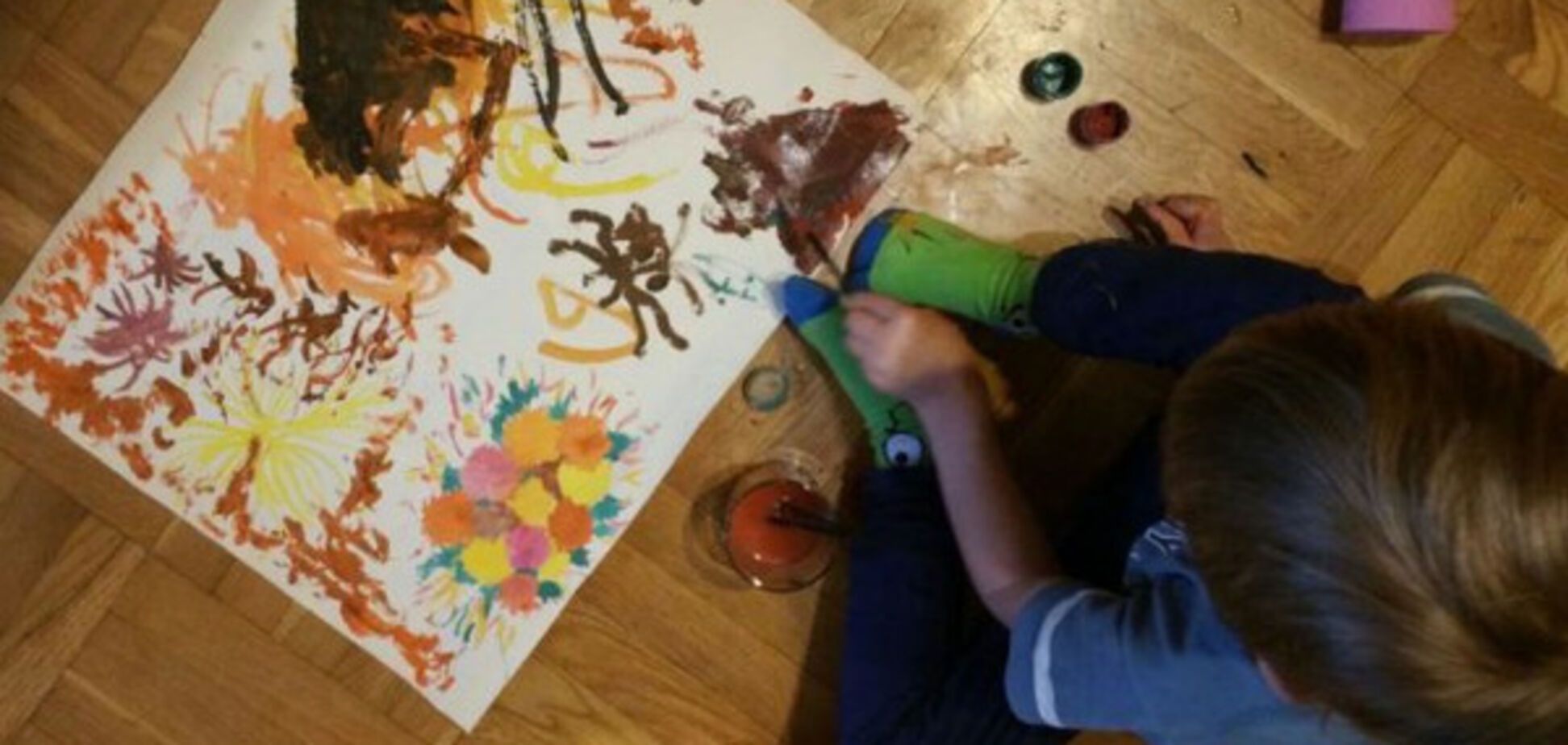 ребенок, рисунок