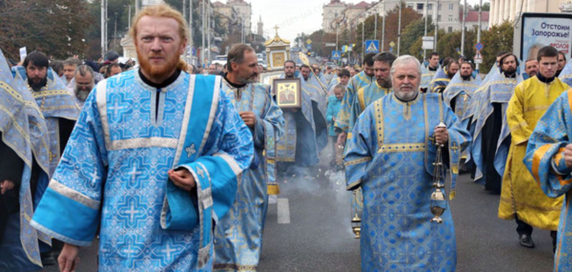 В воскресенье православная церковь проведет крестный ход в Запорожье