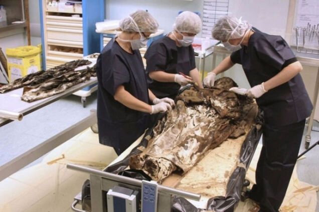 Изучение мумии Луизы де Куенго