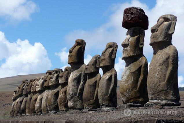 Каменные истуканы, Остров Пасхи
