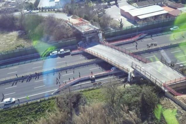 Обрушение моста в Италии
