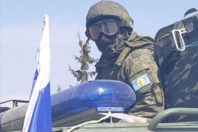 Российский военный в Сирии