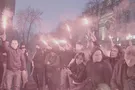Файер-шоу под \"Сбербанком\"