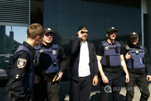 Александр Усик полиция