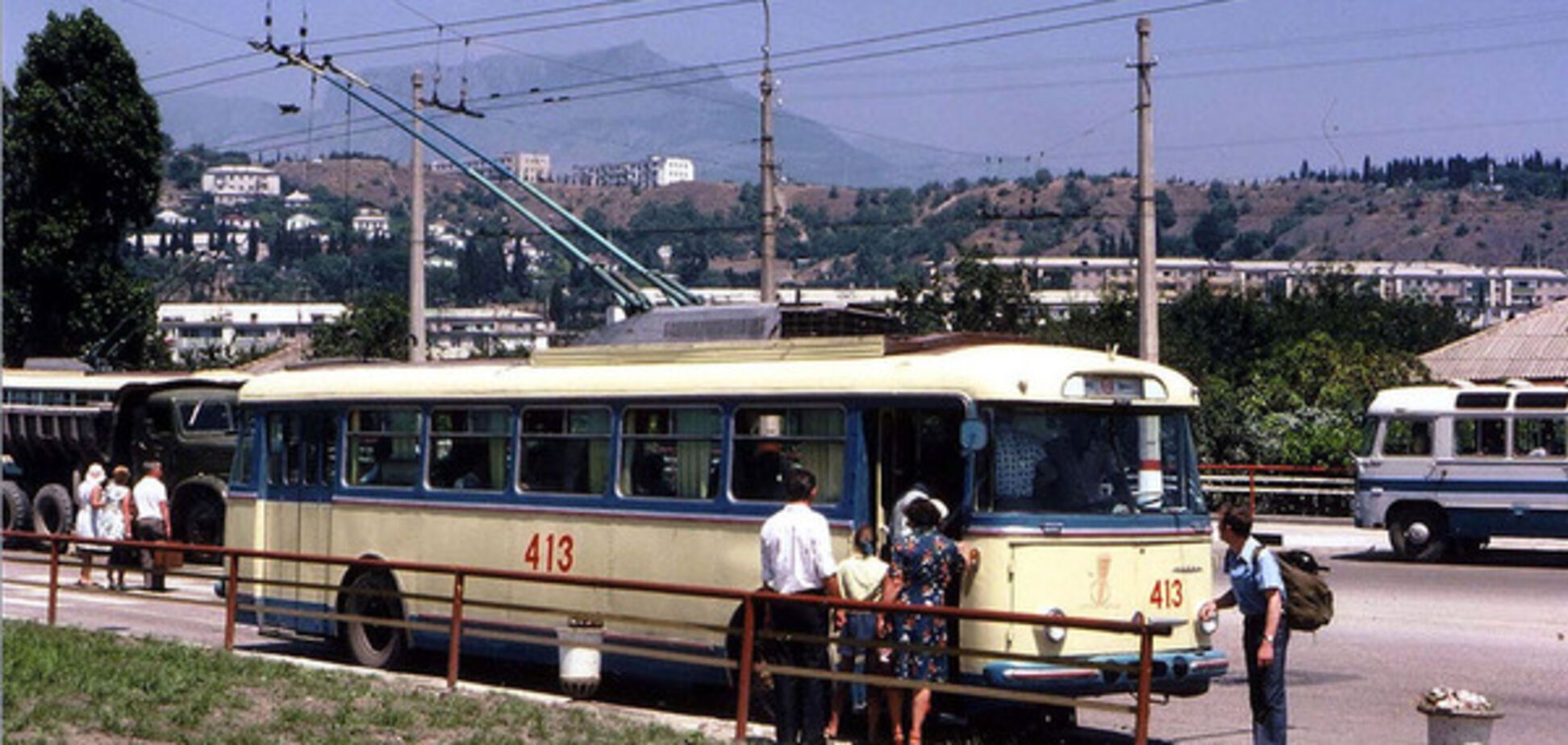 Из Симферополя в Ялту: троллейбусное путешествие в фотографиях 1973 года