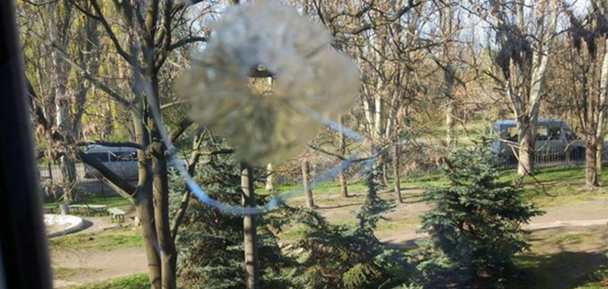 Обстрел больницы в Днепре