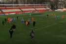 Драка на матче в России