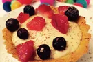 кекс, фрукты, десерт