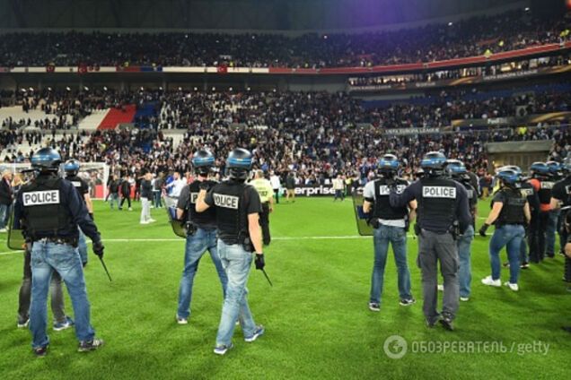 Лион Бешикташ фанаты