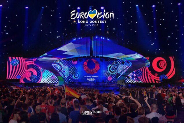 Сцена \'Евровидения-2017\' в Киеве